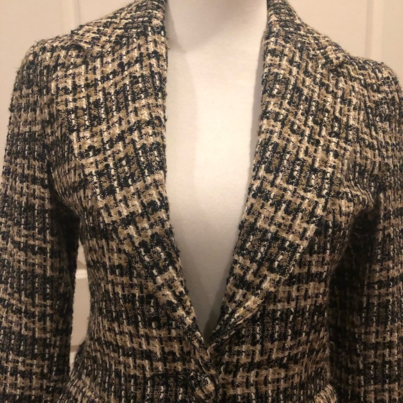 MIDI tweed wool blazer - Picture 3 of 8